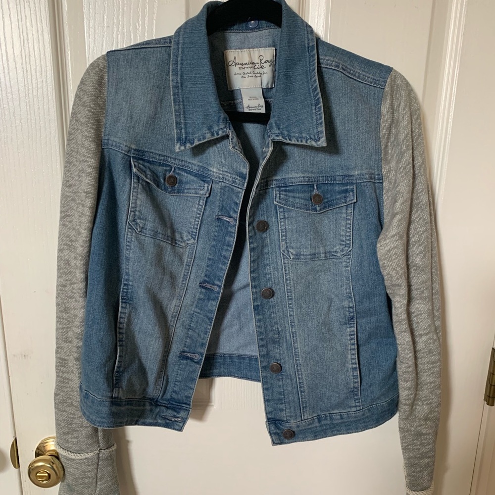 Light blue denim jacket